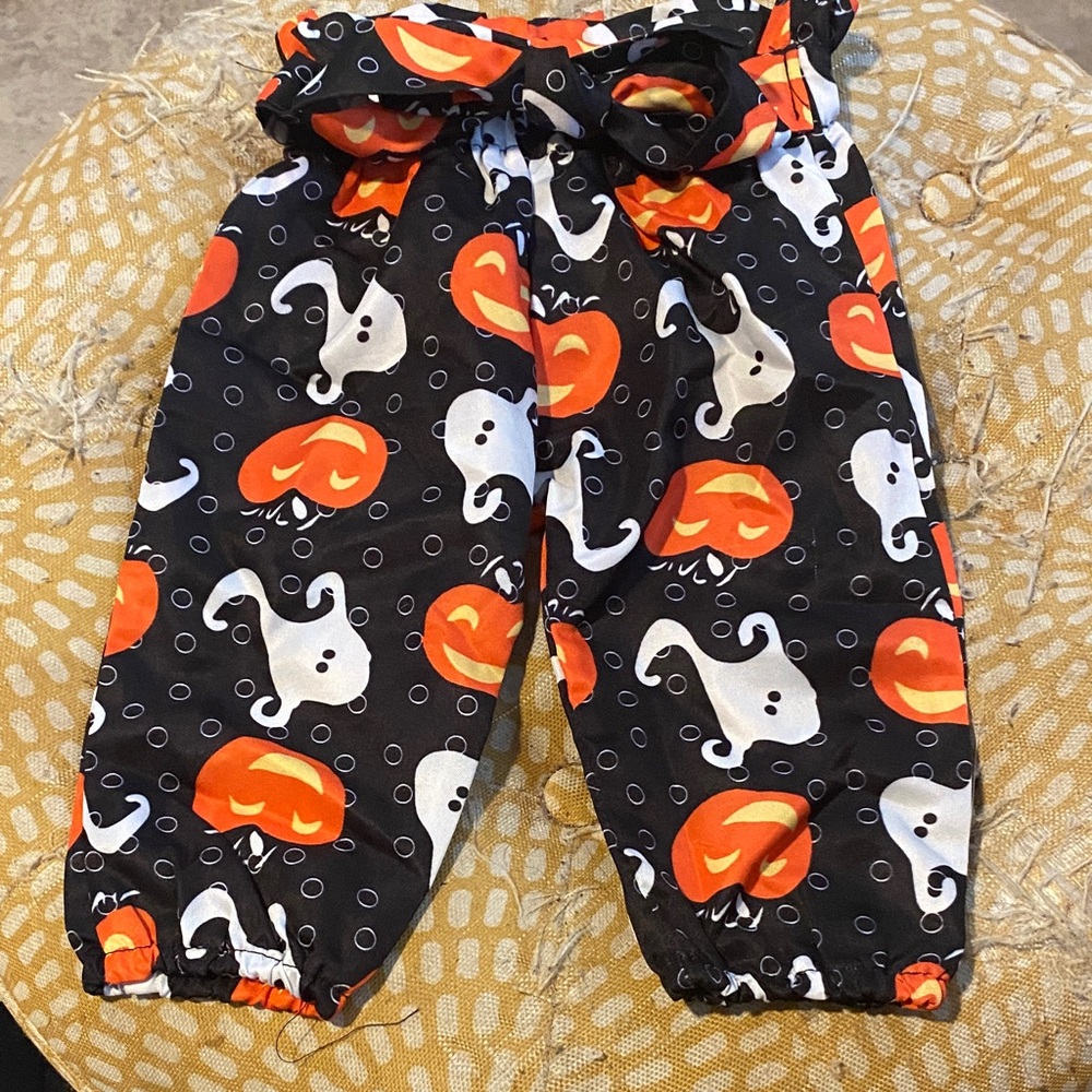 Halloween Ghost and Pumpkin Kids Pajamas